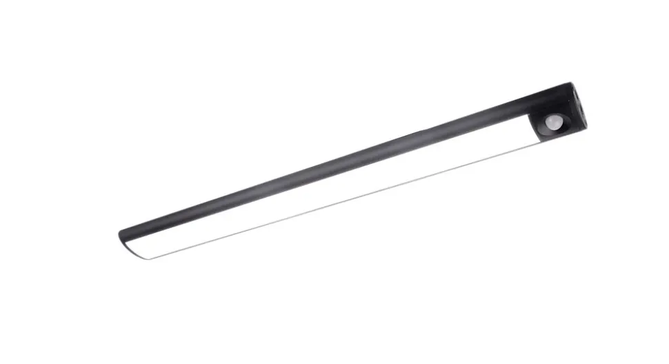 Réglette sous meuble Fiennes LED intégrée blanc neutre IP20 260lm 3.7W L.54xl.4,1xH.2cm noir GoodHome