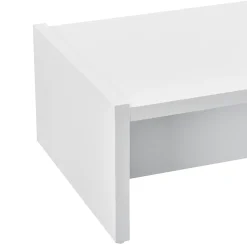 Réhausseur d'écran Flenserg 100 x 27 x 15 cm blanc en.casa