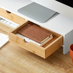 Réhausseur d'écran Support de Moniteur écran Ergonomique, BBF02-WN, SoBuy