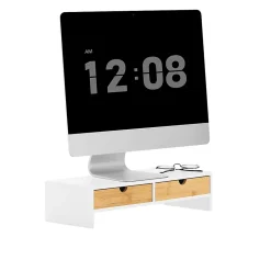 Réhausseur d'écran Support de Moniteur écran Ergonomique, BBF02-WN, SoBuy