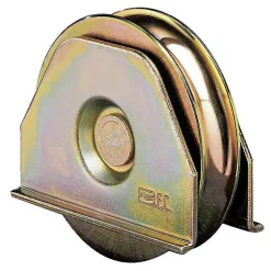 Roue avec plaque gorge ronde 120mm - FRATELLI COMUNELLO - 332-120