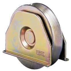 Roue avec plaque gorge V 120mm - FRATELLI COMUNELLO - 330V-120