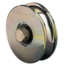 Roue gorge ronde 2 roulements 140mm R20 - COMUNELLO - 315-140