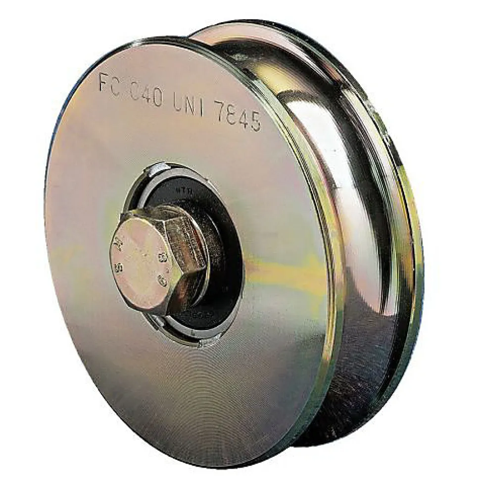 Roue gorge ronde 2 roulements 100mm R20 - COMUNELLO - 315-100