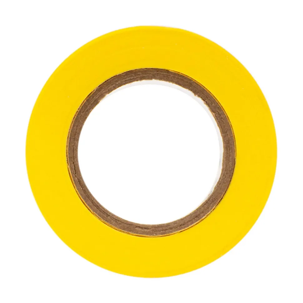 Rouleau adhésif 15mmx10m - Jaune - Zenitech