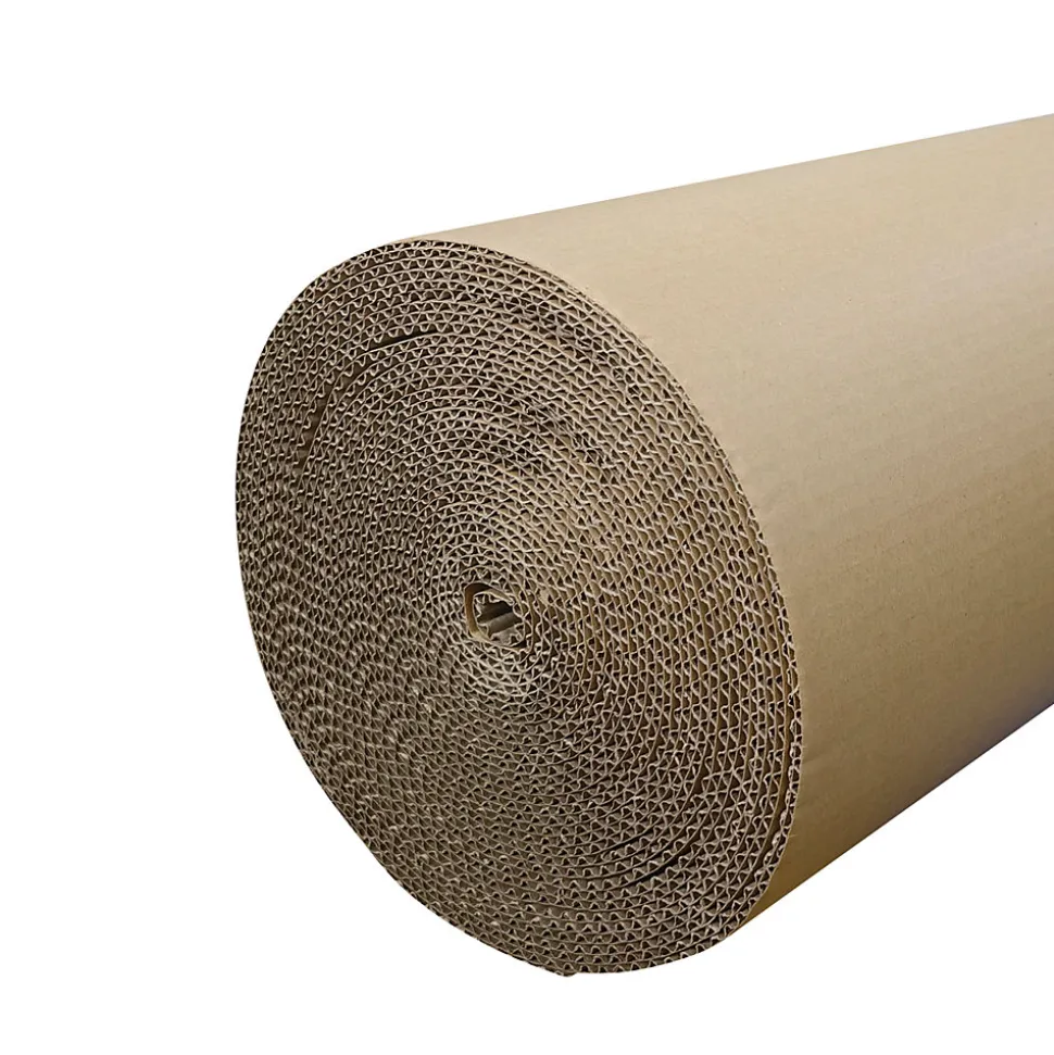Rouleau de protection sol en carton ondulé GoodHome 0,6 m x 12m