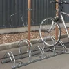 Râtelier au sol pour 5 vélos 2 niveaux