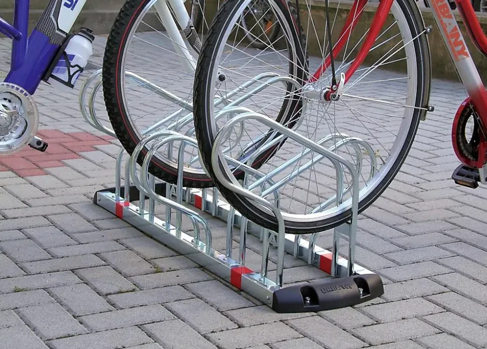 Râtelier porte vélos premium à 6 places opposées, Lot de 18