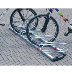Râtelier porte vélos premium à 5 places inclinées à 60 degrés, Lot de 12 pièces.