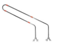 Râtelier porte vélos premium 5 places, Lot de 18 pièces.