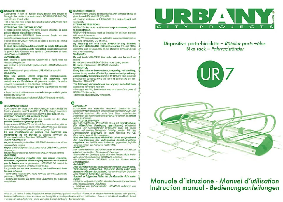 Râtelier velos premium 3 places a inclinées a 60 degrés, Lot de 12 pièces.