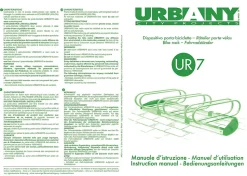 Râtelier velos premium 3 places inclinées a 60 degrés.