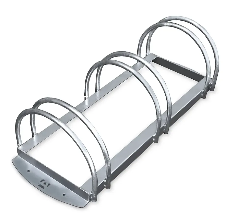 Râtelier vélos à 3 places parallèles. Lot de 24 pièces.
