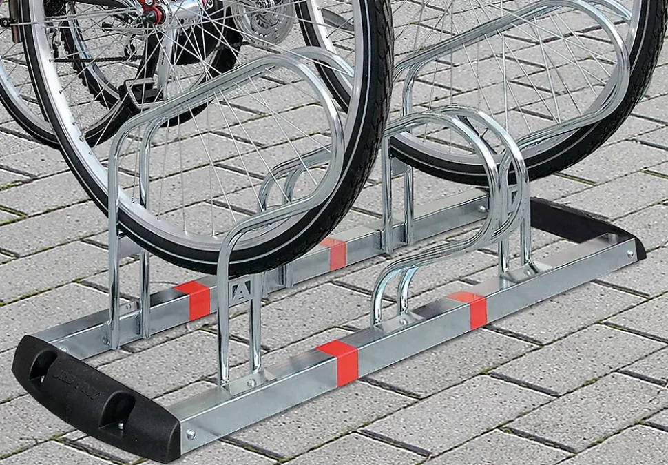 Râtelier vélos premium 3 places 1 Bas et 2 Hauts.