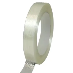 Ruban adhésif armé fil à fil transparent 130mic - rouleau adhésif 19 mm x 50 m