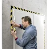 Ruban adhésif de signalisation - TESA - 66 m x 50 mm - Rouge et blanc