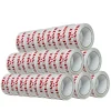 Ruban adhésif d'emballage 28mic blanc imprimé "BANDE DE GARANTIE" en rouge - rouleau d'expédition 50 mm x 100 m - Carton de 36