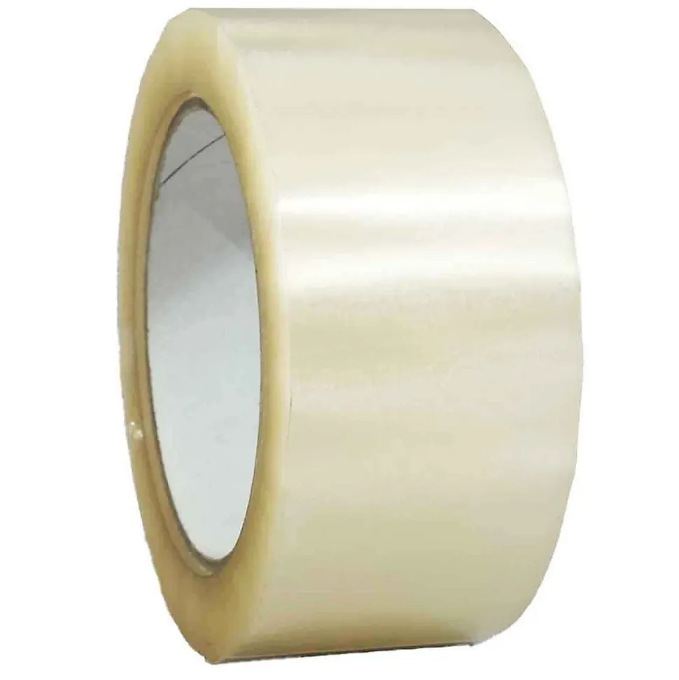 Ruban adhésif d'emballage polypropylène transparent 28mic - rouleau adhésif 50 mm x 100 m - Carton de 36
