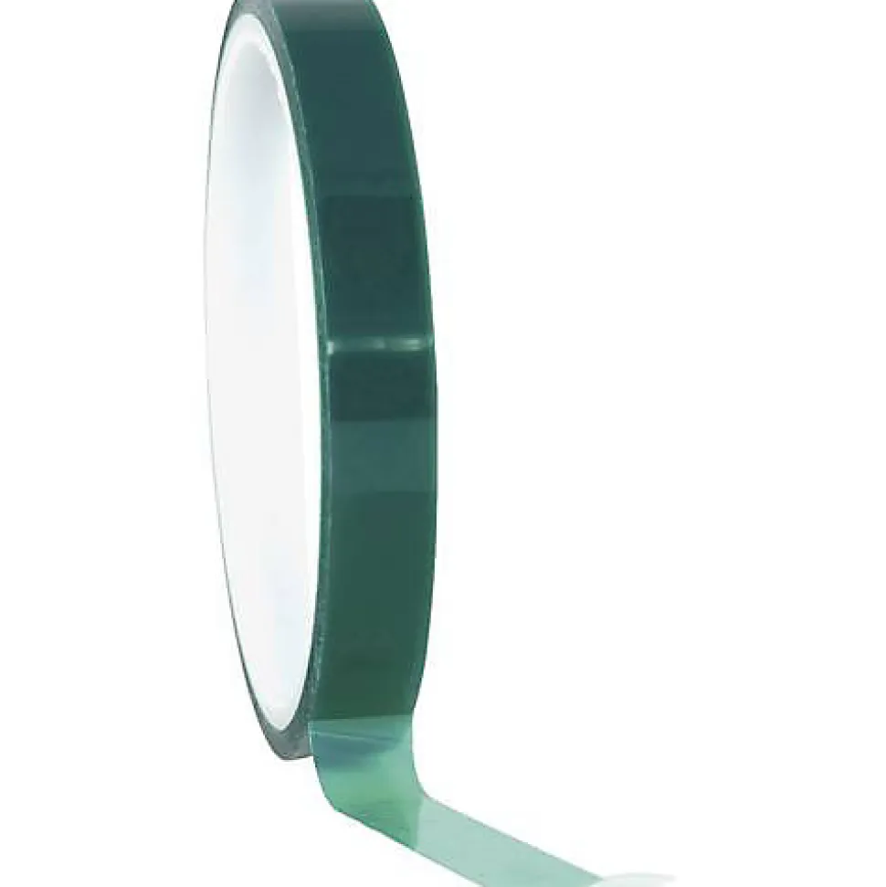 Ruban adhésif double-face TOOLCRAFT 291B06L66C vert, silicone, 66 m x 6 mm
