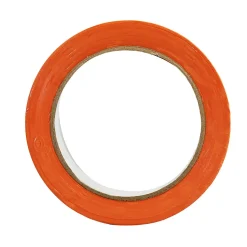Ruban adhésif PVC orange bâtiment 75 mm x 33 m - 1 rouleau adhésif TECPLAST
