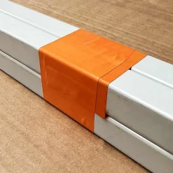 Ruban adhésif PVC orange bâtiment 50 mm x 33 m - 1 rouleau adhésif TECPLAST