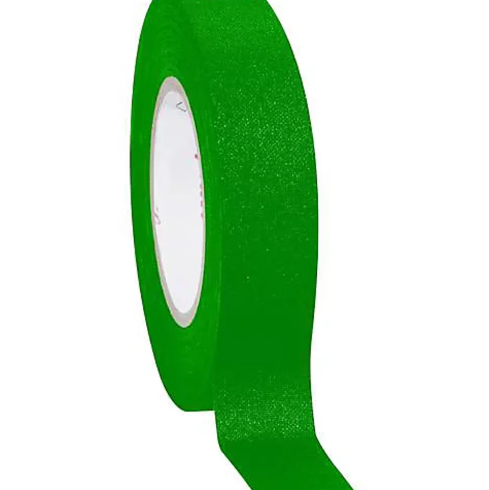 Ruban adhésif toilê Coroplast 800-GN vert 10 m x 15 mm, toile acrylique, colle caoutchouc