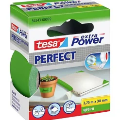 Ruban adhésif toilé Tesa Extra Power 56343-00039-03 vert 38 mm x 2,75 m