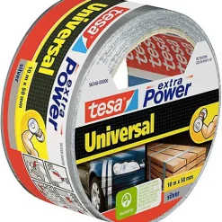 Ruban adhésif toilé tesa Extra Power 56348-00000-06 argent 10 m x 50 mm
