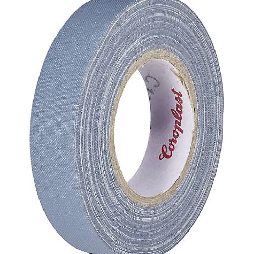 Ruban adhésif toile9 Coroplast 16780 gris - 10 m x 19 mm, caoutchouc, résistant UV, -40b0C à +90b0C