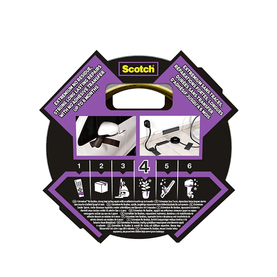 Ruban adhésif toile de réparation Scotch Extremium 18 x 48 mm gris