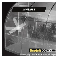 Ruban adhésif toile de réparation Scotch Extremium 20 x 48 mm transparent