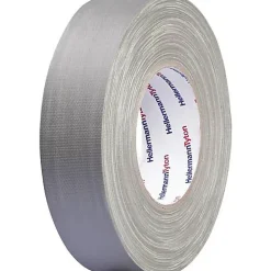 Ruban adhésif toile9 HelaTape Tex HellermannTyton HTAPE-TEX-GY-19X10 19 mm x 10 m gris - bobine 1