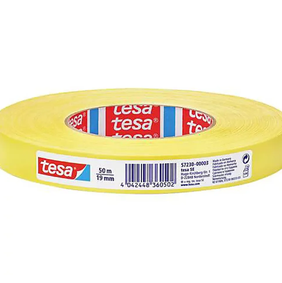 Ruban adhésif toile9 tesa Extra Power 57230-03-01 jaune 50 m x 19 mm