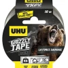 Ruban adhésif UHU Grizzly tape noir 10m