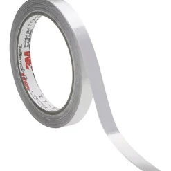 Ruban de blindage Scotch 1170 3M - feuille alu argentée, 12 mm x 16,5 m, colle acrylique conductrice