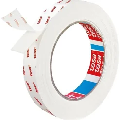 Ruban de fixation - TESA - Double-face - 5 m x 19 mm - Charge supportée : 10 Kg/m - Pour papier peint et plâtre