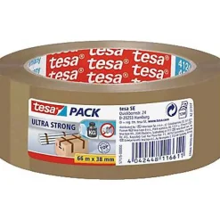 Ruban d'emballage tesapack Ultra Strong tesa 57175-00000-02 marron 38 mm x 66 m