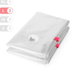 Sac de rangement sous vide Compactor Compresspack L. 80 x l. 55 cm vendu par 2