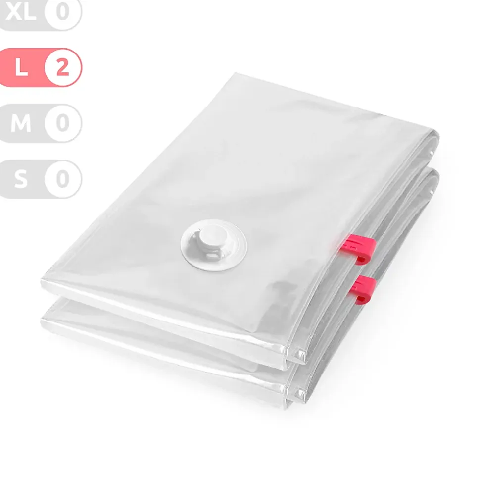 Sac de rangement sous vide Compactor Compresspack L. 80 x l. 55 cm vendu par 2