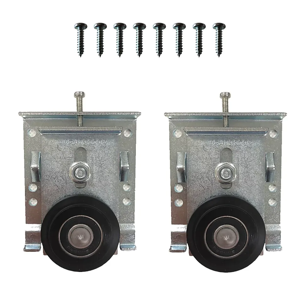 Sachet de deux roues basses pour placard coulissant