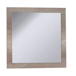 Salle à manger FARRA : buffet, vitrine, 3 miroirs et table avec LED