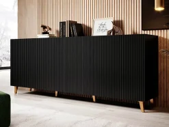 Sanna - buffet bas - 4 portes - 200 cm - Best Mobilier