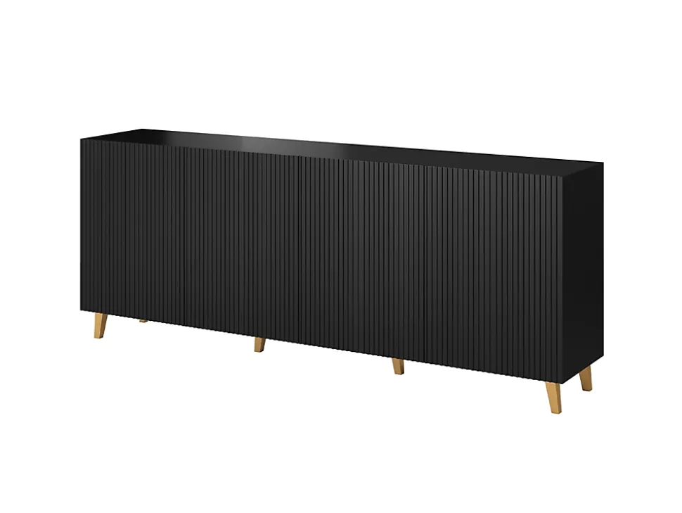 Sanna - buffet bas - 4 portes - 200 cm - Best Mobilier