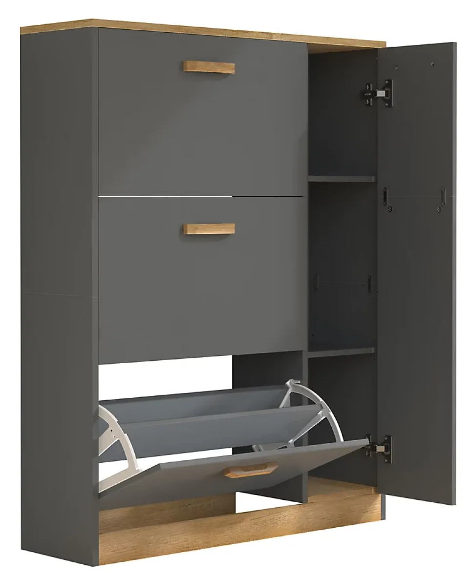 Schuhschrank Schuhkipper Schrank Halom L