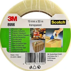 Scotch 8956 587750 Ruban adhésif à filament transparent 50 m x 50 mm