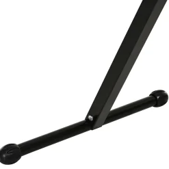 Servante à rouleau pliable - servante d'atelier à rouleau - max 90 Kg - H. 68-110 cm - métal rouge noir