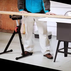 Servante à rouleau téléscopique - Réglable de 68 à 110 cm, Charge Max 90 kg - CONSTRUCTOR