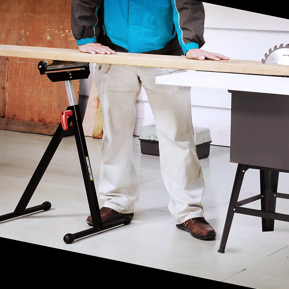 Servante à rouleau téléscopique - Réglable de 68 à 110 cm, Charge Max 90 kg - CONSTRUCTOR