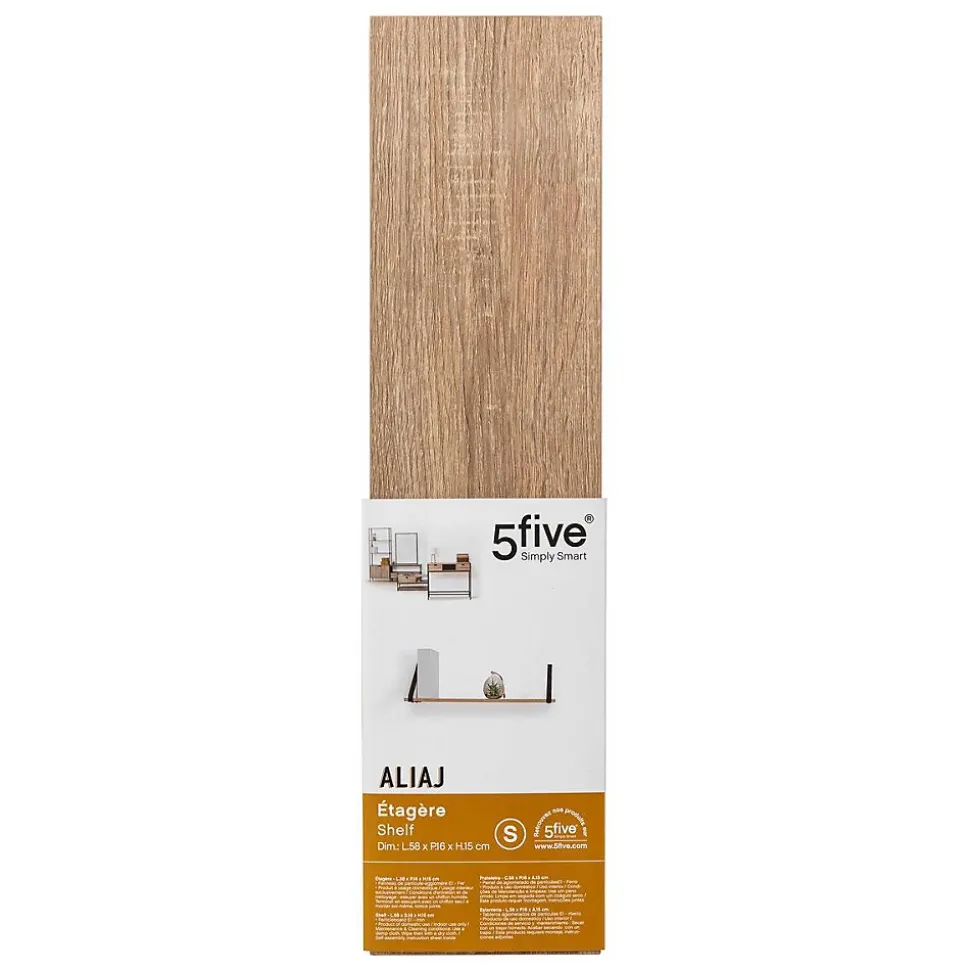 Set Aliaj équerre + étagère 58cm - Beige- 5five
