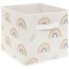 Set de 2 bacs rangements enfant - carton - vert - Atmosphera